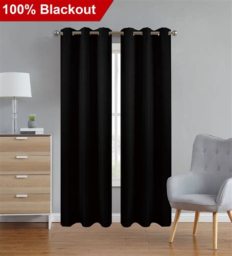 100 Blackout Curtains Textured Max Blackout Drapes Thermal Insulation Reduce Noise For Living (Set of 2) by Latitude Run. . 84 blackout curtains